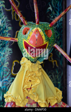 Traditionelle puertoricanische Festival Masken Stockfoto