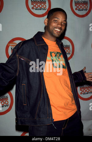 14. April 2000; Los Angeles, Kalifornien, USA; Schauspieler/Sänger WILL SMITH @ der Nickelodeon 13. jährliche Kids Choice Awards. Stockfoto