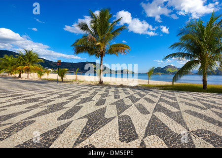 Praia de Icarai, Niteroi, Brasilien, Südamerika Stockfoto