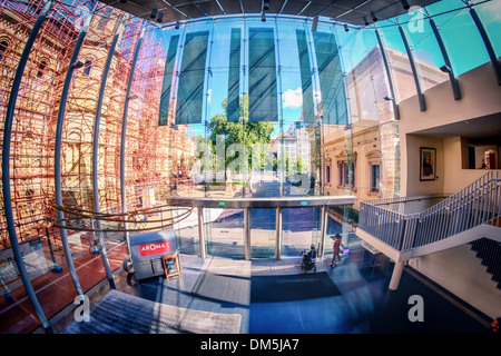 Das Interieur der Lobby des South Australian Bibliothek auf der Nord-Terrasse-Adelaide. Stockfoto