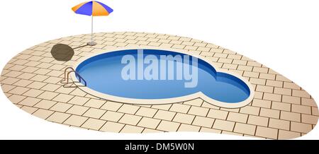 Schwimmbad Stock Vektor