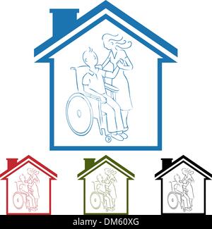 Freundlichen Healthcare Stock Vektor