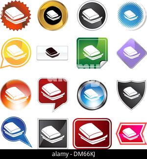 Mehrere Tasten - Seifenschale Stock Vektor