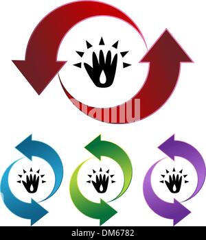 Händedesinfektionsmittel Stock Vektor