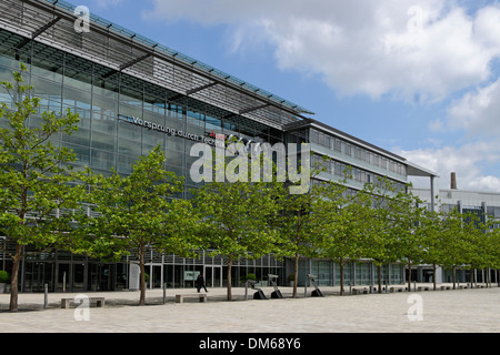 Audi-Hauptsitz in Ingolstadt, Upper Bavaria, Bavaria, Germany Stockfoto