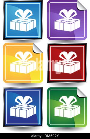 Geschenk-Box Stock Vektor