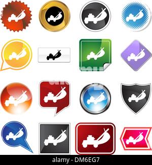 Rasenmäher Stock Vektor