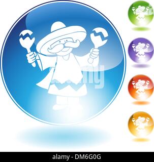 Maracas Stock Vektor