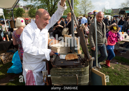 Karren Feinschmeckerfest in Holland Stockfoto