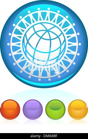 Globale Einheit Stock Vektor