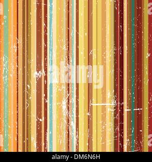 gestreifte farbigen Hintergrund im Grunge-Stil. Stock Vektor