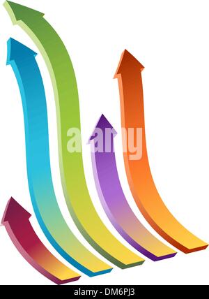 Racing Arrows Stock Vektor