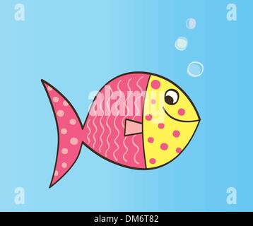 Cartoon-Fisch Stock Vektor