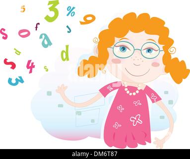 Lustige Briefe Stock Vektor