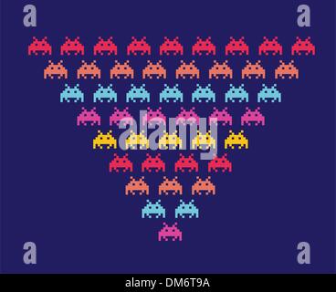 Space Invaders Stock Vektor