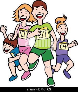 Läufer Stock Vektor