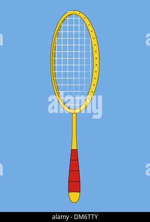 Schläger für die badminton Stock Vektor