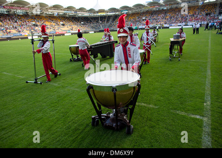 Japanische Musikband "Nishihara Highschool marching Band" bei den World Music Contest 2013 Stockfoto