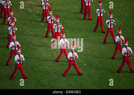 Japanische Musikband "Nishihara Highschool marching Band" bei den World Music Contest 2013 Stockfoto