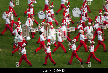 Japanische Musikband "Nishihara Highschool marching Band" bei den World Music Contest 2013 Stockfoto