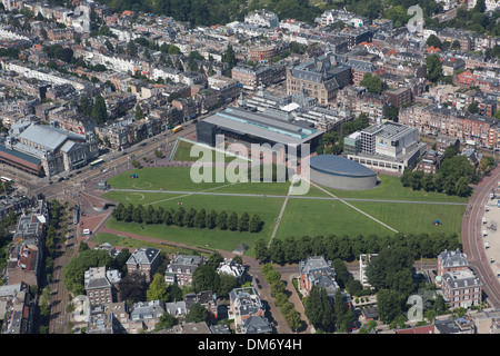 Musiktheater (links), Stedelijk Museum (Mitte) und Van Goghmuseum (rechts), Amsterdam Stockfoto