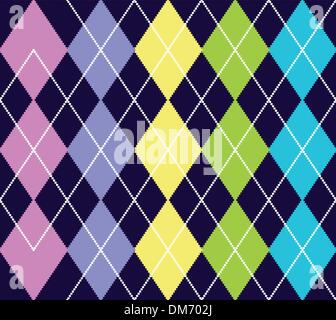Vektor Argyle nahtlose Muster Stock Vektor