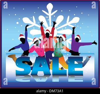 Xmas Sale banner Stock Vektor