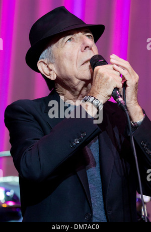 Leonard Cohen in Gamla Ullevi Göteborg, Schweden - 31.08.12 Stockfoto