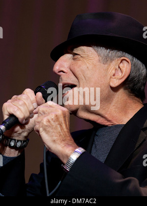 Leonard Cohen in Gamla Ullevi Göteborg, Schweden - 31.08.12 Stockfoto