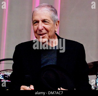 Leonard Cohen in Gamla Ullevi Göteborg, Schweden - 31.08.12 Stockfoto