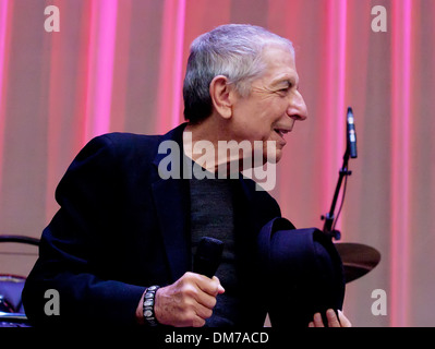 Leonard Cohen in Gamla Ullevi Göteborg, Schweden - 31.08.12 Stockfoto