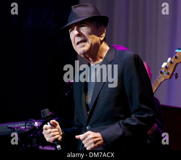 Leonard Cohen in Gamla Ullevi Göteborg, Schweden - 31.08.12 Stockfoto