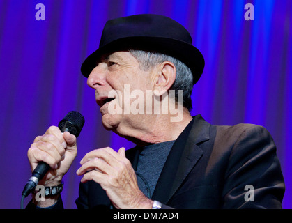 Leonard Cohen in Gamla Ullevi Göteborg, Schweden - 31.08.12 Stockfoto