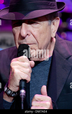 Leonard Cohen in Gamla Ullevi Göteborg, Schweden - 31.08.12 Stockfoto