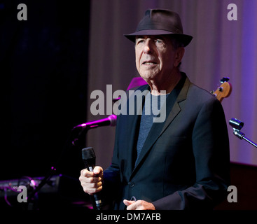 Leonard Cohen in Gamla Ullevi Göteborg, Schweden - 31.08.12 Stockfoto