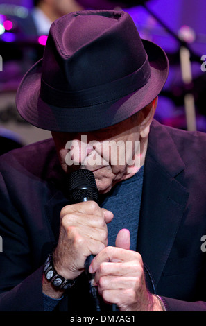 Leonard Cohen in Gamla Ullevi Göteborg, Schweden - 31.08.12 Stockfoto