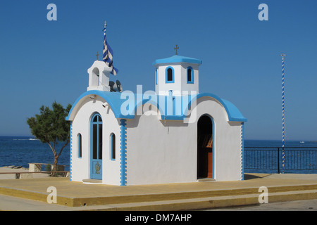 Agia Marina Kapelle im Dorf Analipsi, Heronissos, Kreta Stockfoto