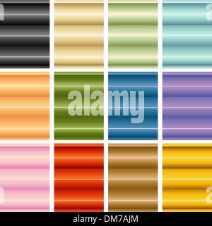 Fenster Jalousien Schattierungen Set Stock Vektor