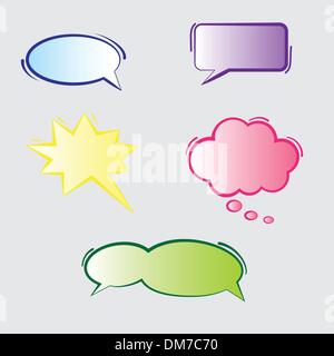 Sprechblasen Stock Vektor