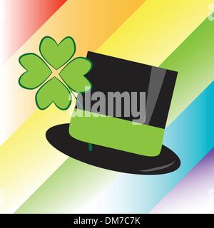 St. Patricks Day Hut Stock Vektor