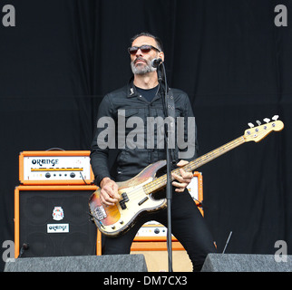 Brian O'Connor von Adlern des Death Metal Reading Festival 2012 - Performances - Tag drei Reading England - 26.08.12 Stockfoto