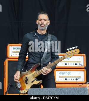 Brian O'Connor von Adlern des Death Metal Reading Festival 2012 - Performances - Tag drei Reading England - 26.08.12 Stockfoto