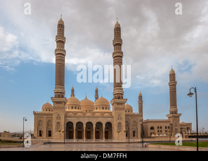 Al Saleh Moschee in Sanaa, Jemen Stockfoto