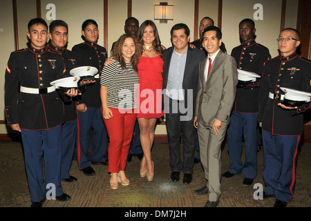 Mary Hodge Raquel Castaneda Jimmy Gomez Alex De Ocampo Stonewall Jungdemokraten 6. jährlichen Hero Awards statt im Westin Stockfoto