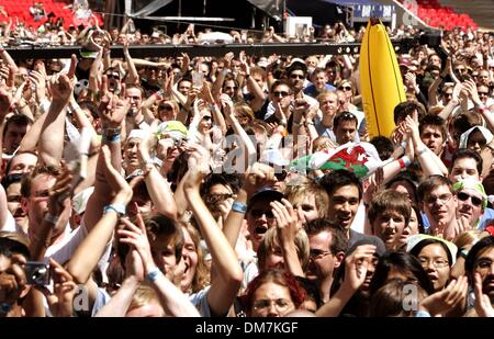 23. Juni 1941 - Vereinigtes London, Vereinigtes Königreich - LIVE EARTH Konzert, WEMBLEY STADIUM, LONDON, Königreich-07-07-2007.PHOT von MARK CHILTON - - 2007.ATMOSPHERE. K53738 (Kredit-Bild: © Globe Photos/ZUMAPRESS.com) Stockfoto