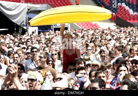 23. Juni 1941 - Vereinigtes London, Vereinigtes Königreich - LIVE EARTH Konzert, WEMBLEY STADIUM, LONDON, Königreich-07-07-2007.PHOT von MARK CHILTON - - 2007.ATMOSPHERE. K53738 (Kredit-Bild: © Globe Photos/ZUMAPRESS.com) Stockfoto