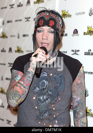 DJ Ashba am Bullyville präsentiert "Aus Deep End" Pool-Party im Hardrock Hotel and Casino Las Vegas Nevada - 01.09.12 Stockfoto