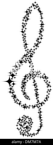 Sterne-Hinweis Stock Vektor