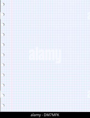 Notebook-Papier Stock Vektor