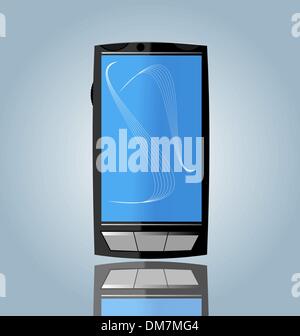 Realistische Darstellung der Smartphone Stock Vektor